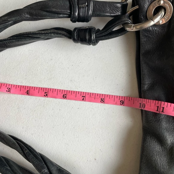 VTG B.Makowsky Black Leather Purse Handbag - Picture 12 of 12